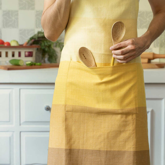 Earthy Cotton Kitchen Apron