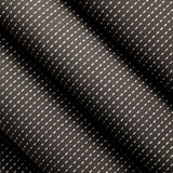 Pinstriped 100% Cotton Table Runner (Charcoal Grey) - ellementry