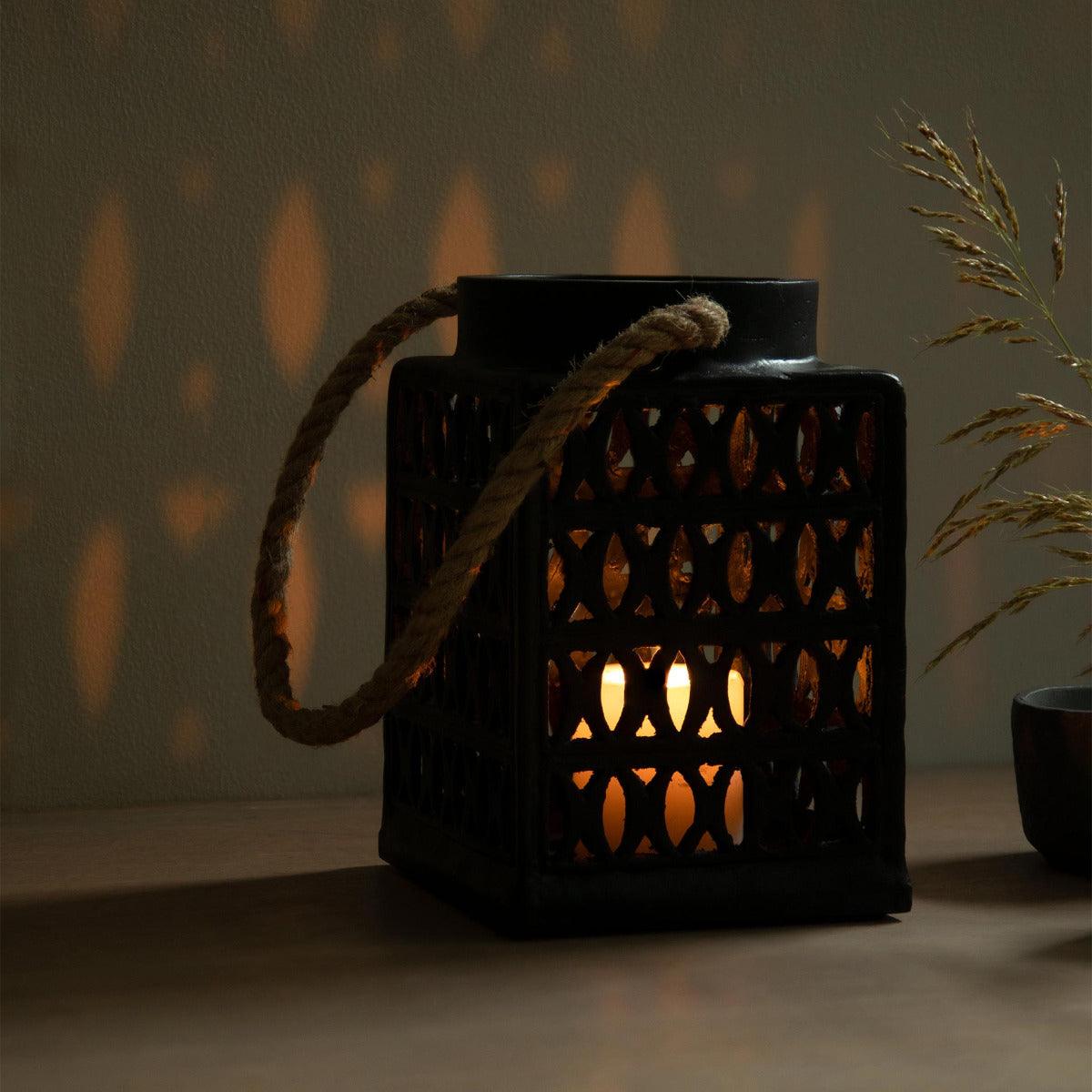 Jharoka Lantern- Black