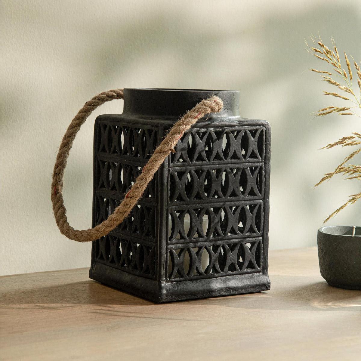Jharoka Lantern- Black