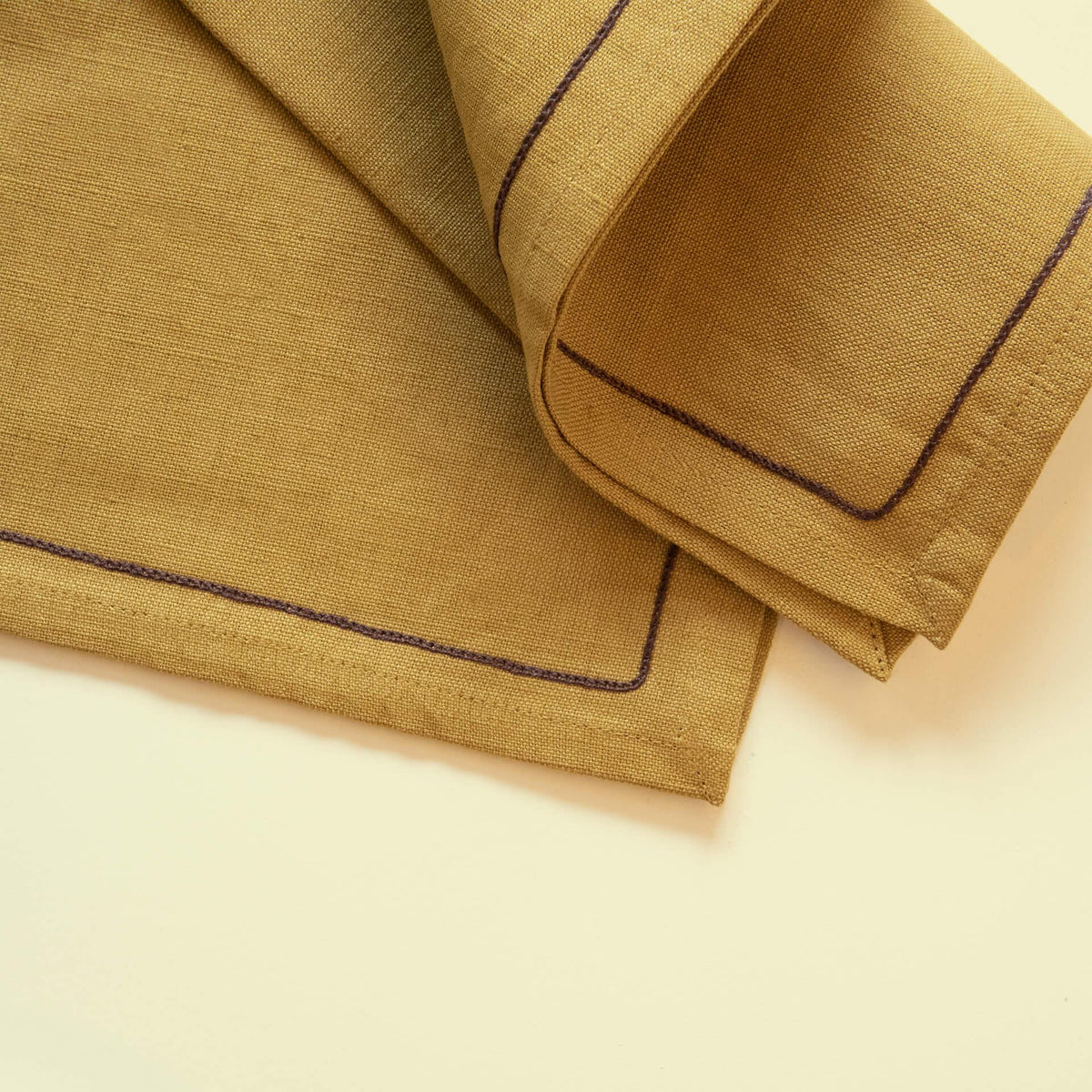 Mustard Linen Napkin Set of 6