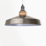 Gun Metal Pendant Lamp- Wide