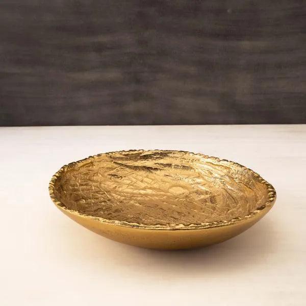 Metal Bowl Lrg Gold