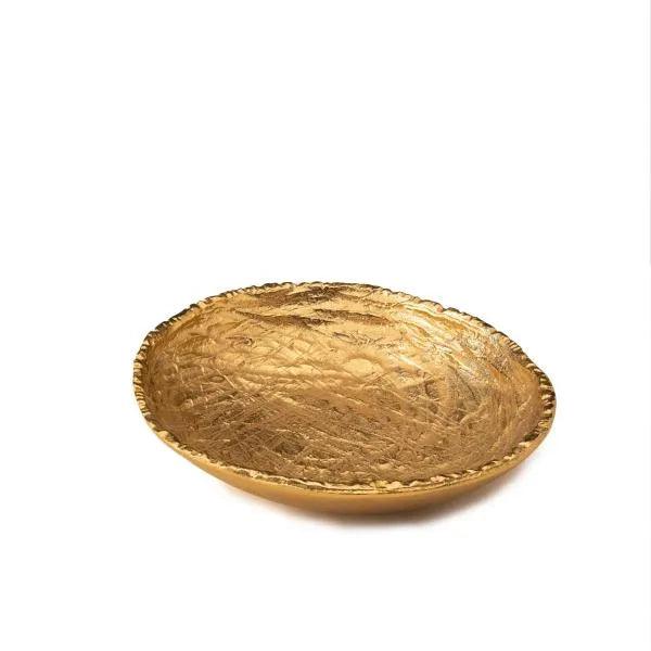 Metal Bowl Lrg Gold