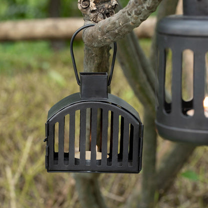 Kuma Metal Oval Lantern Set of 2 (with T-Light)