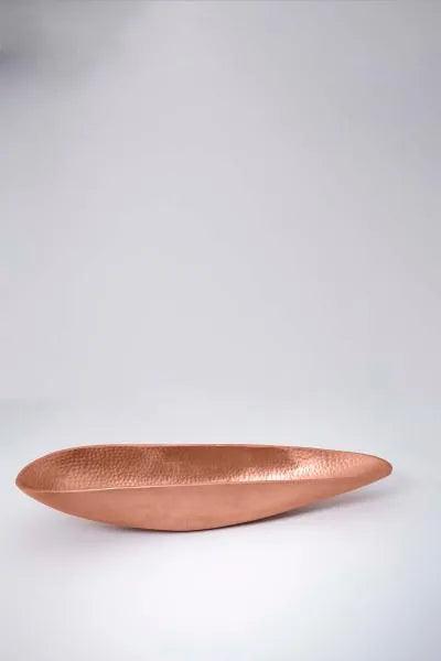 Copper Hammered Metal Platter