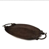 Metal Tray Antique Brass - ellementry