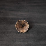 beige coral metal napkin ring