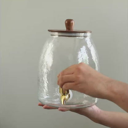 Dew Water Dispenser With Wooden Stand - 3 Ltr