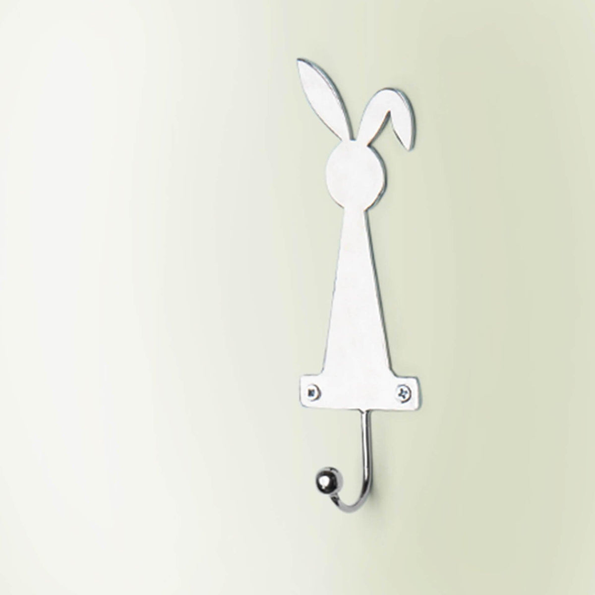 Silver Metal Rabbit Wall Hook