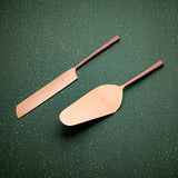 Enigma Rose Gold Cake server Set of Two