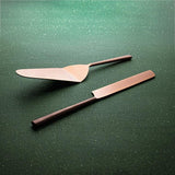Enigma Rose Gold Cake server Set of Two