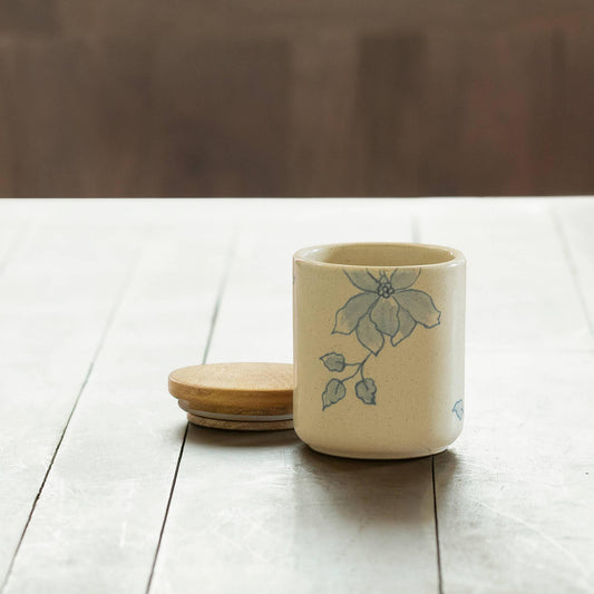 Fiore Ceramic Jar - Small
