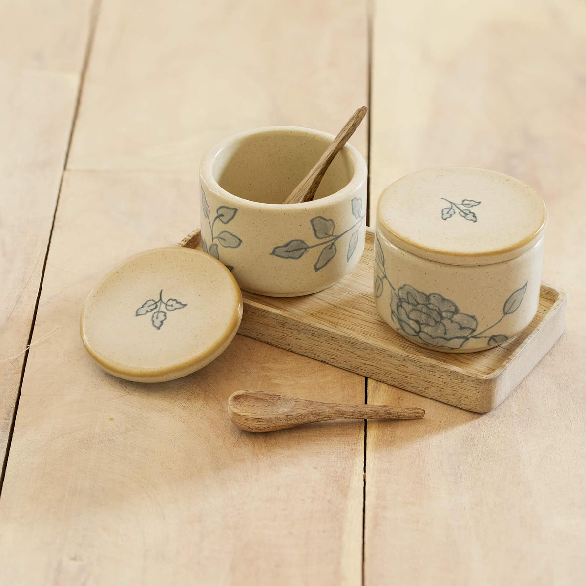 Fiore Ceramic Condiment Set