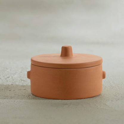 Knurl Terracotta Curd Setter(Small)