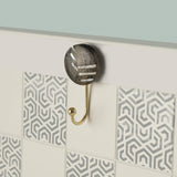 Intersections Black Wooden Wall Hook