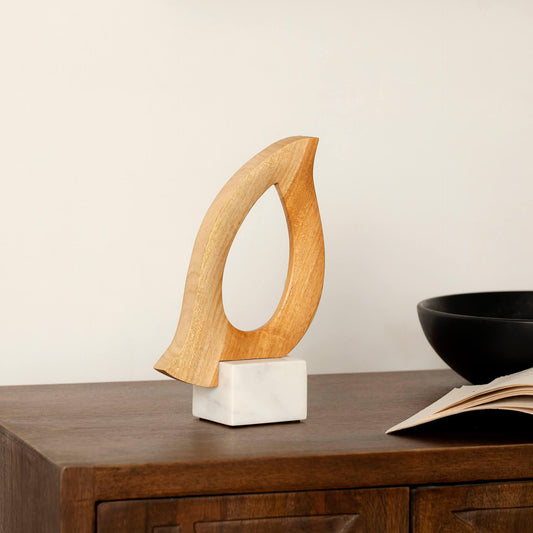 Dove Teak Wood Accent (Small)