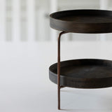 Mango Wood Brown 2 Tier Cake Stand