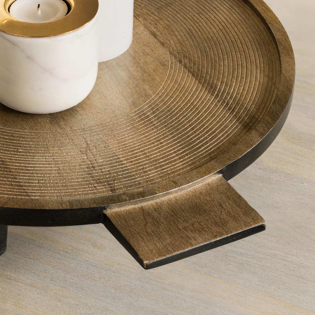 Orbis Round Tri Legged Platter