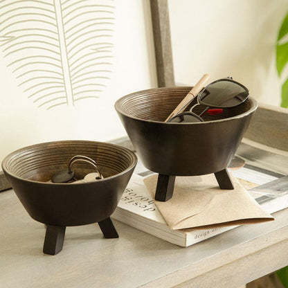 Orbis Tri Legged Round Bowl - Large