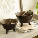 Orbis Tri Legged Round Bowl - Large