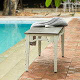 Farmhouse flair ready-to-assemble bench