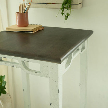 Farmhouse flair ready-to-assemble pub table