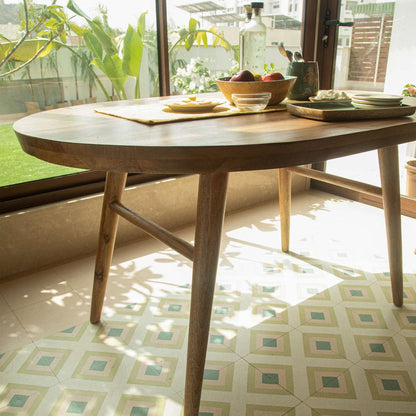 West Village Four Seater Oval Dining Table