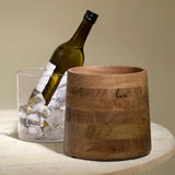Fryst Wooden Bottle Cooler with Glass Insert