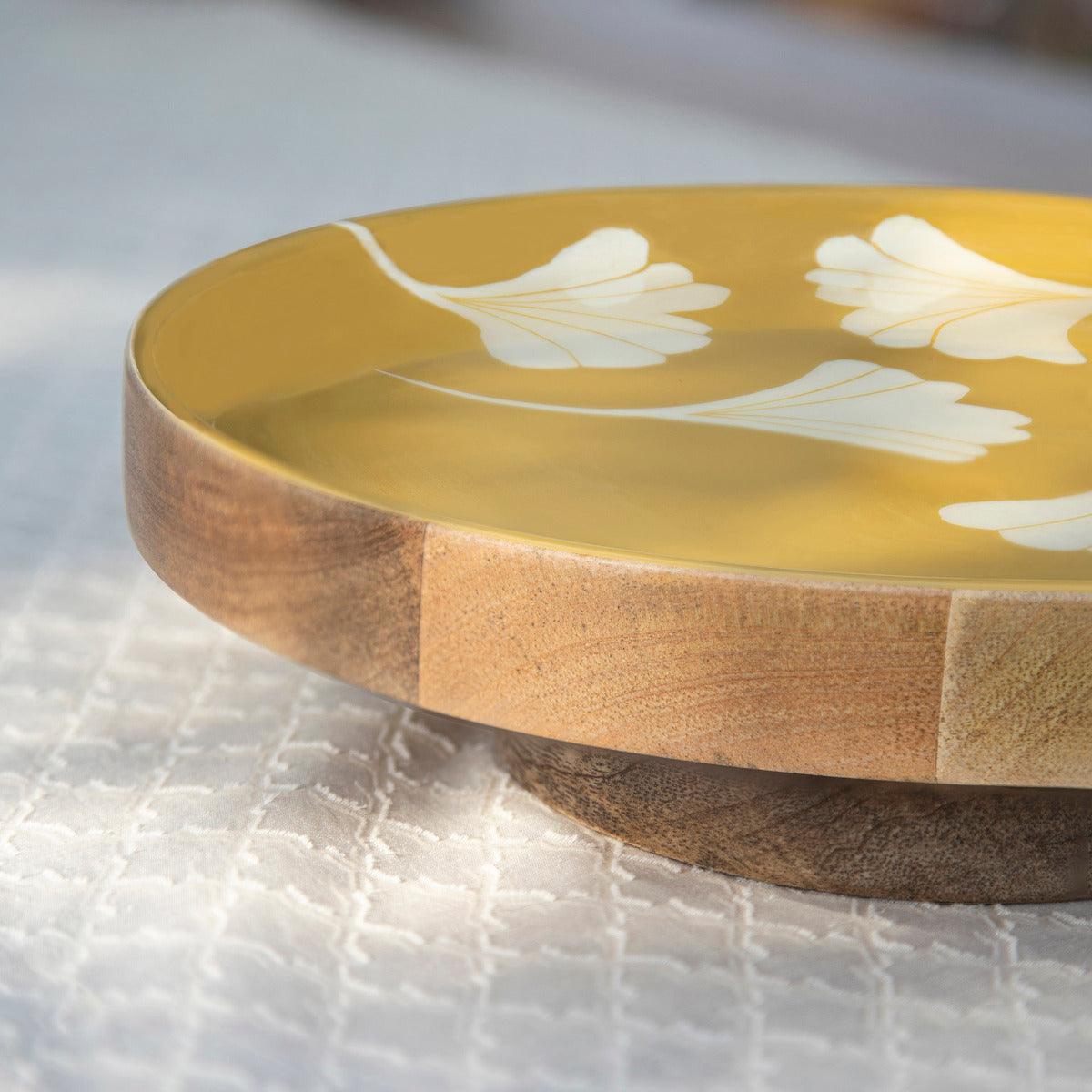 Aria Wooden Cake Stand