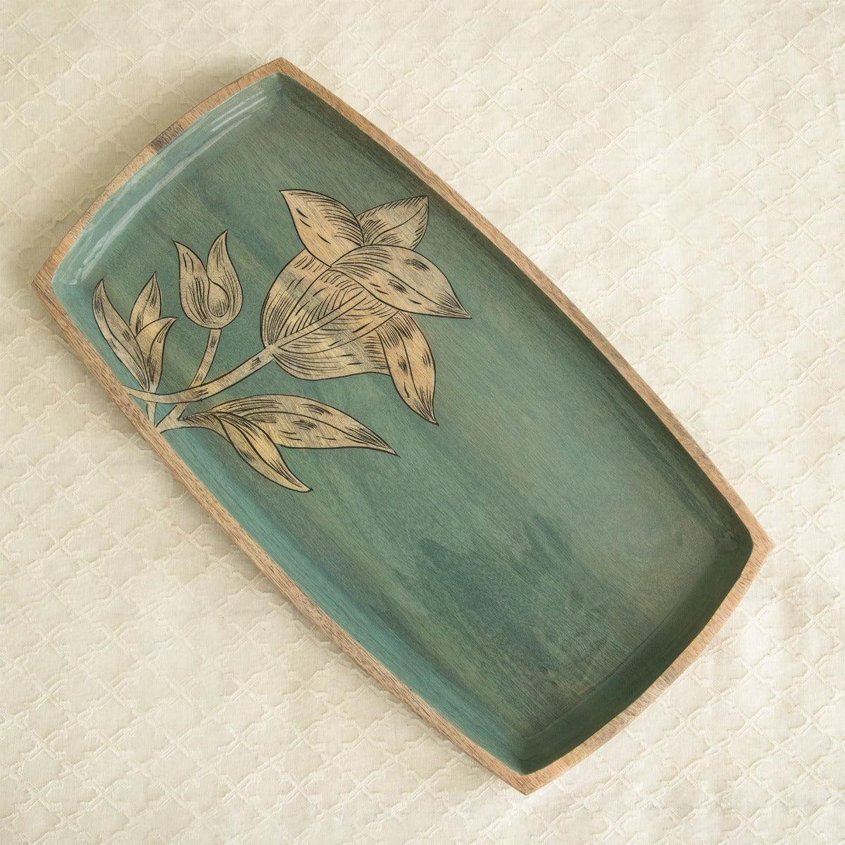 iris large serving platter