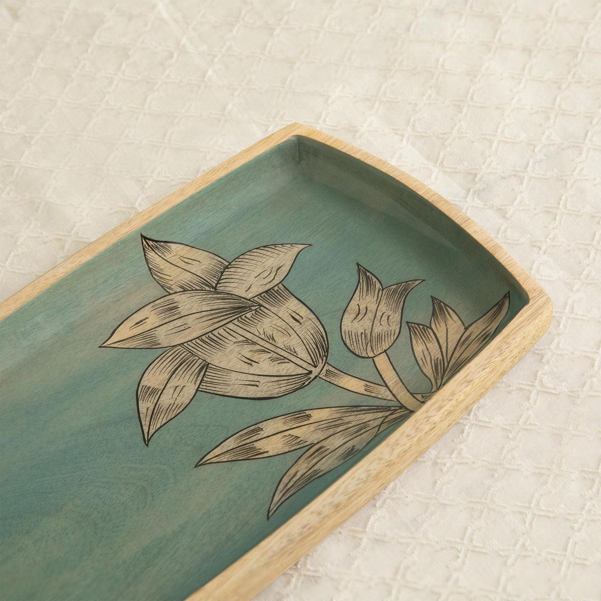 Iris serving platter - small