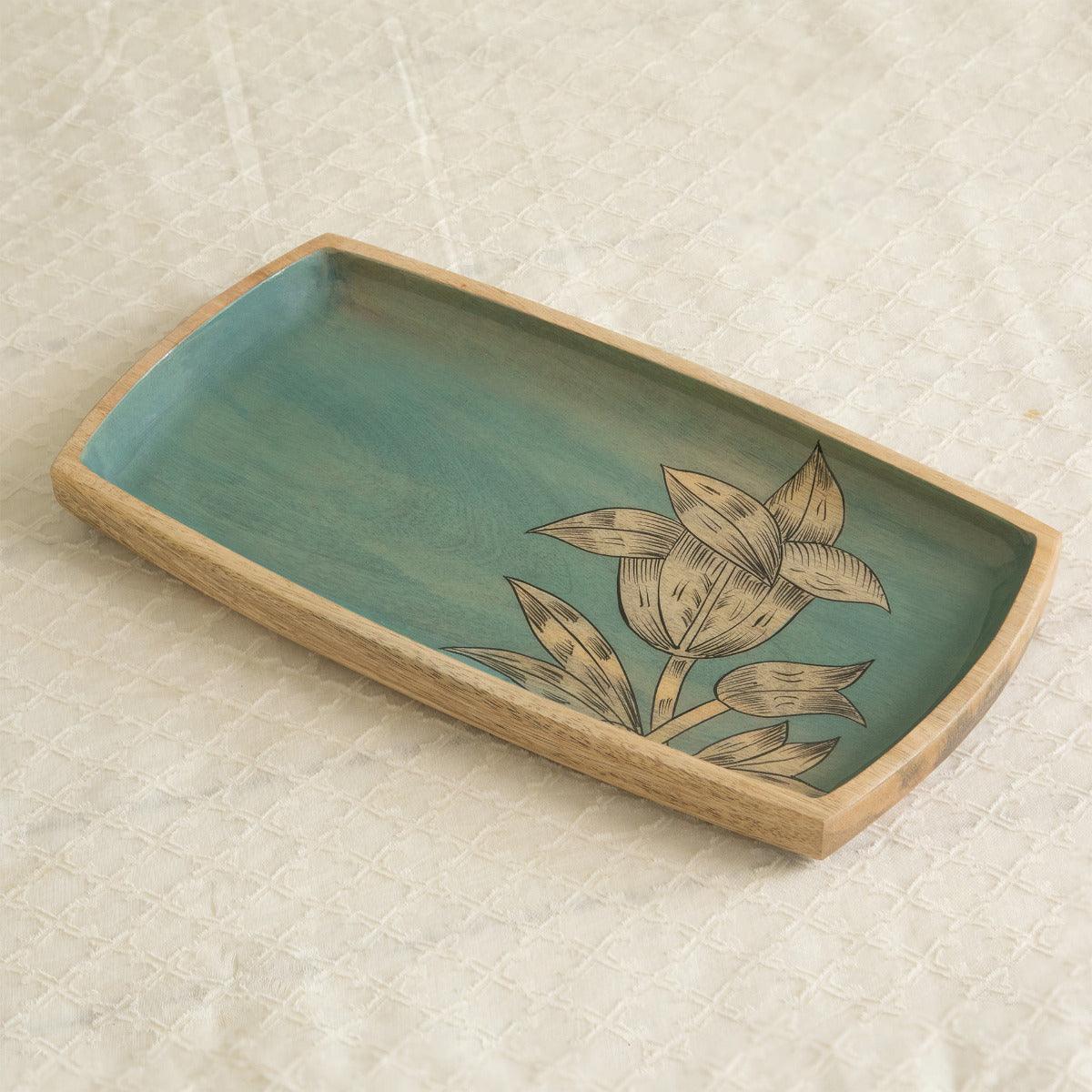 Iris serving platter - small