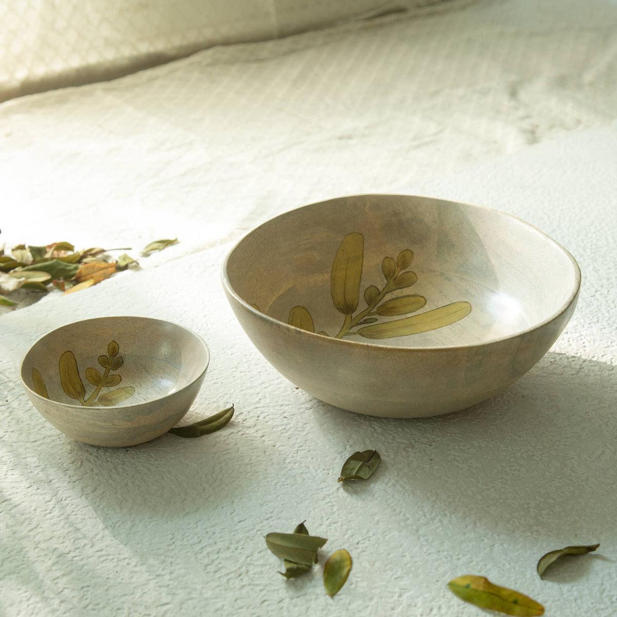 Wisteria Yellow Nut Bowl