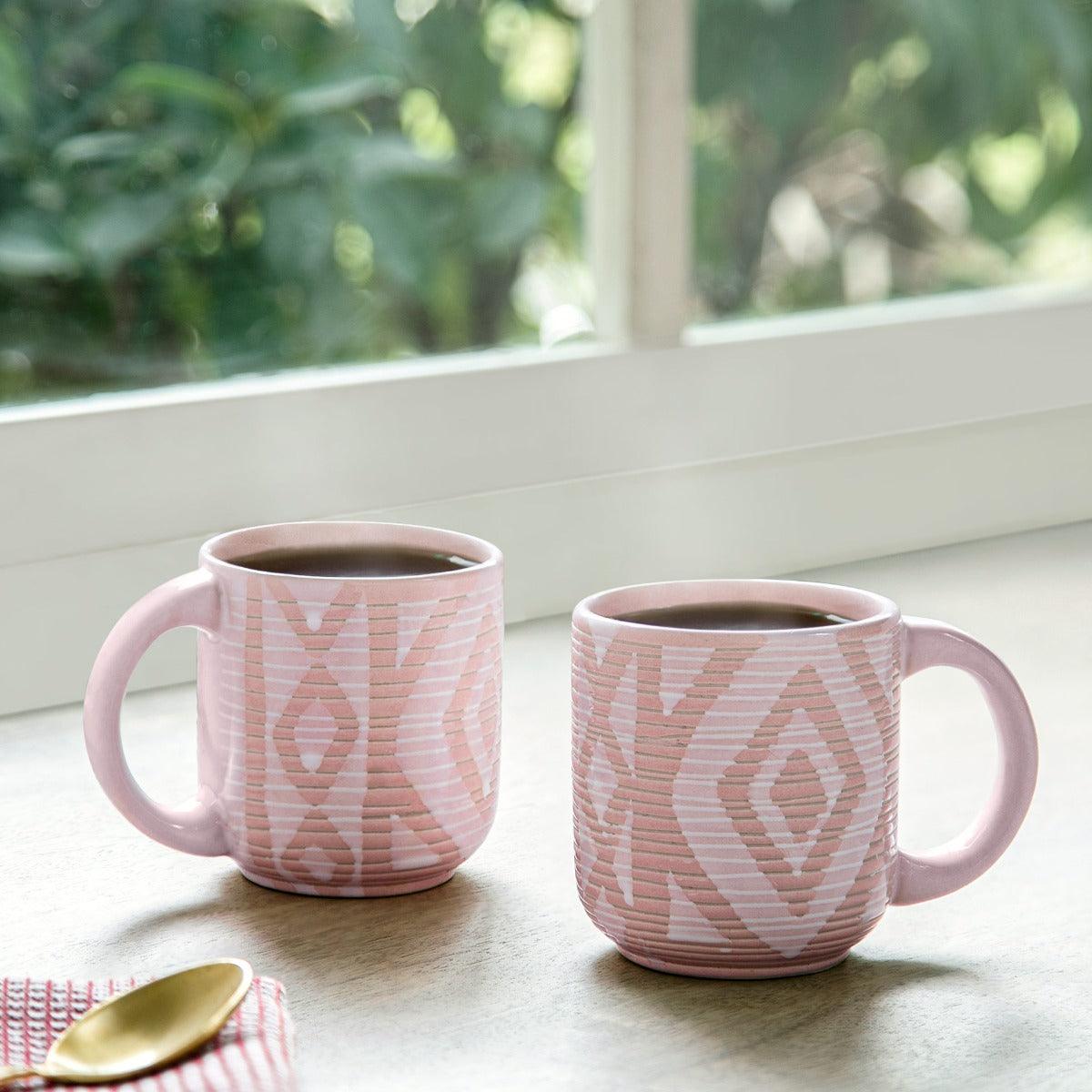 Periwinkle Coffee Mug Set of 2