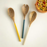 wooden salad spoon set - ellementry