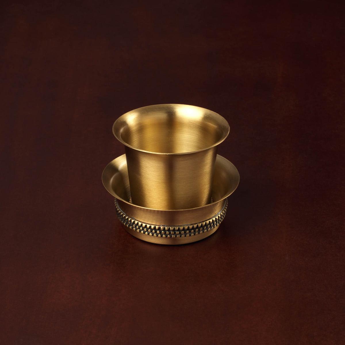 masai brass coffee set gold