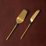 masai gold cake server set - ellementry