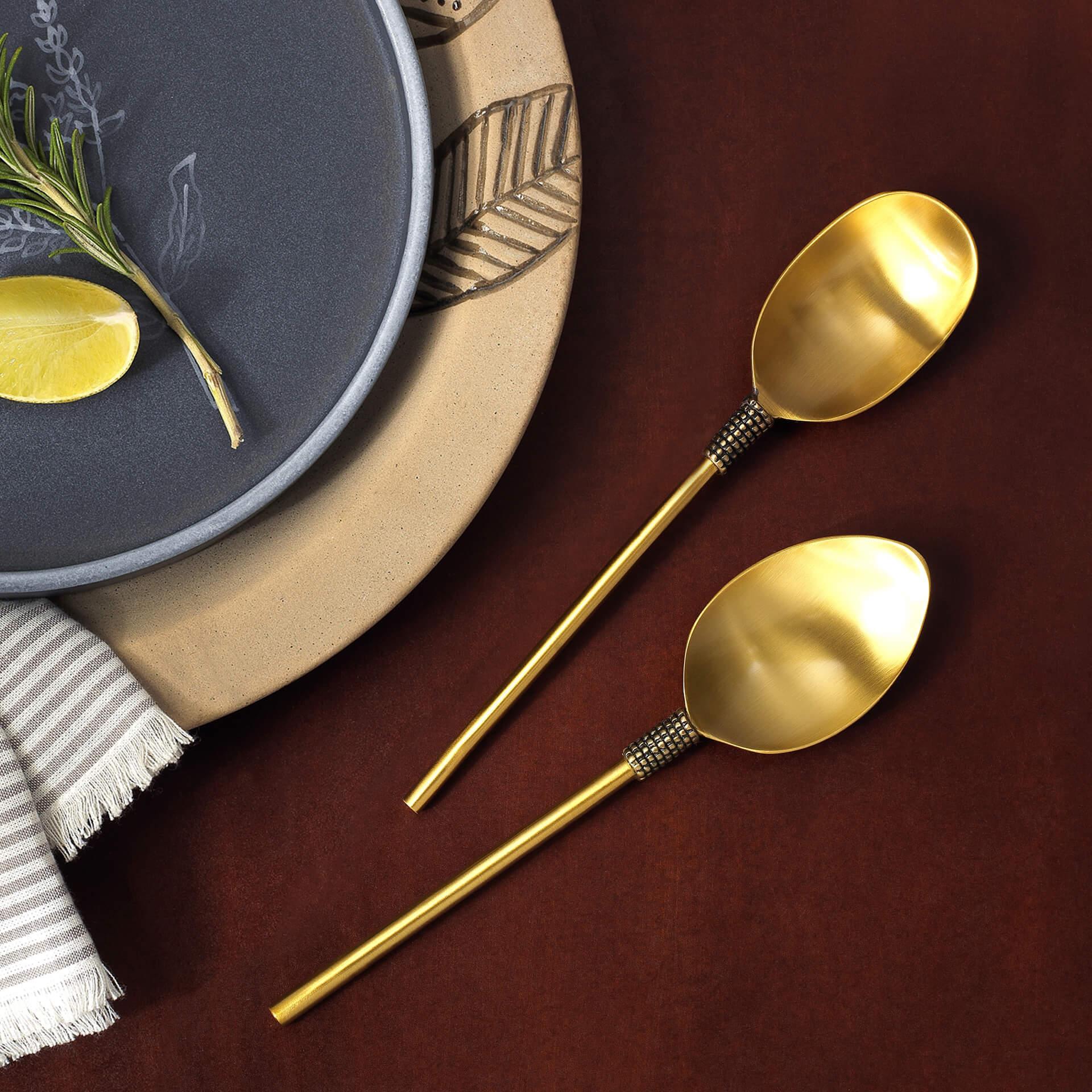 Masai Gold Serving Set