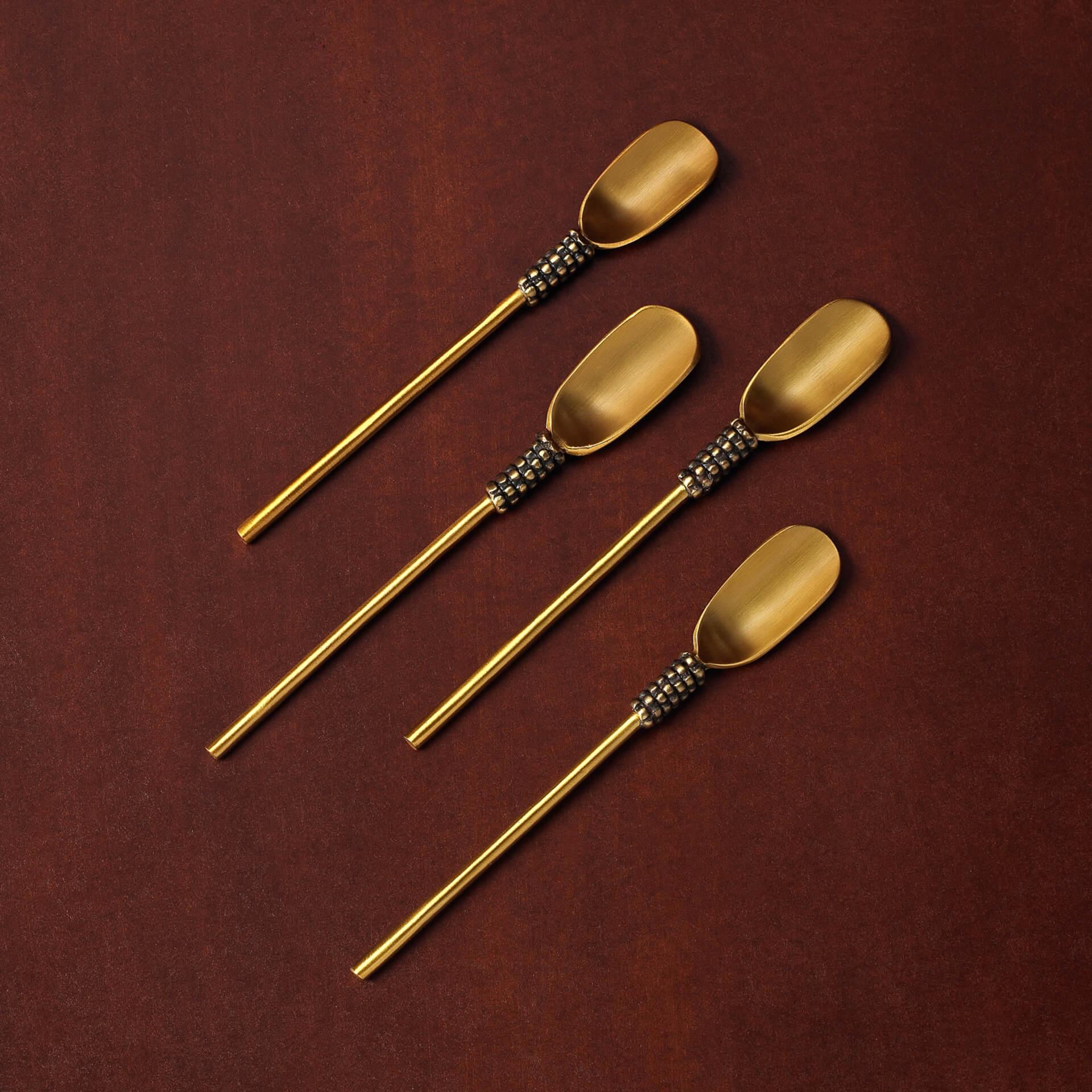 Masai Gold Ice Cream Spoon (Set of 4)