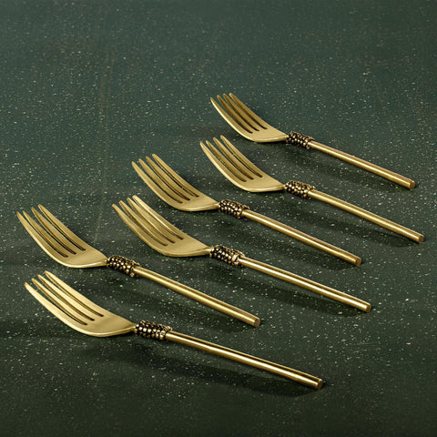 Masai Table Fork Set of 6 - ellementry