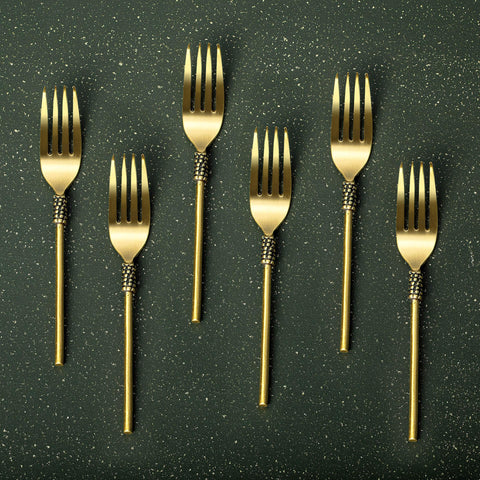 Masai Table Fork Set of 6 - ellementry