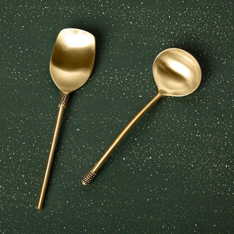 Masai Ladle Set of 2 ( Large & Small) - ellementry