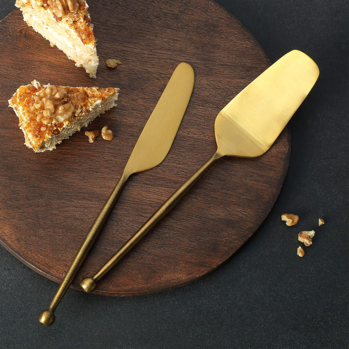 Sophiya Cake Server Set of 2 - ellementry