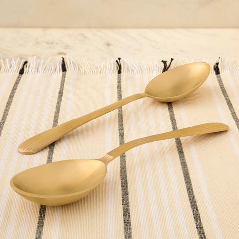 Celestial Brass Veg & Curry Set of 2 - ellementry