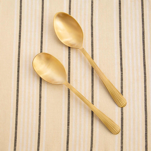 Celestial Brass Veg & Curry Set of 2 - ellementry