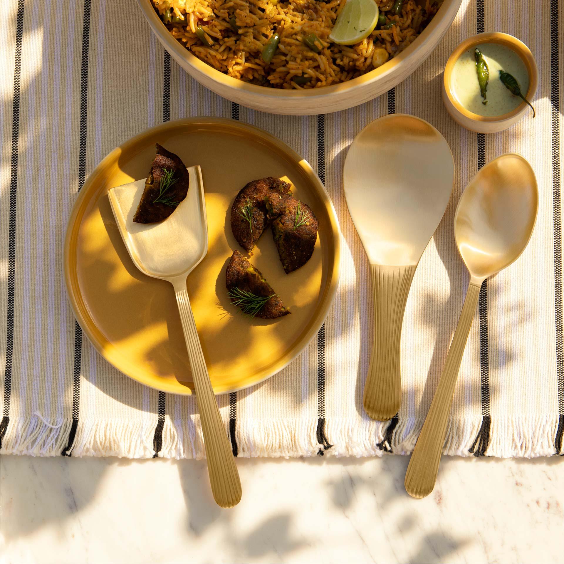 Celestial Brass Biryani & Kebab Set of 3