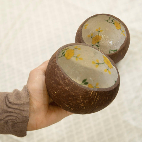 Summer breeze coconut bowl set of 2 - ellementry