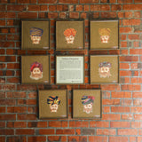 Pagdis of Rajasthan Set of 8 - ellementry