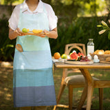 Waffle Blue Kitchen Apron - ellementry
